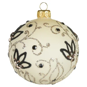 Depot Glas-Weihnachtskugel Floral^ Boules & Pointes D'Arbres