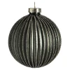 Depot Glas-Weihnachtskugel Glitterstripe^ Boules & Pointes D'Arbres