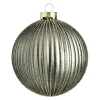 Depot Glas-Weihnachtskugel Glitterstripe^ Boules & Pointes D'Arbres