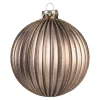 Depot Glas-Weihnachtskugel Glitterstripe^ Boules & Pointes D'Arbres