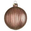 Depot Glas-Weihnachtskugel Glitterstripe^ Boules & Pointes D'Arbres