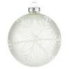 Depot Glas-Weihnachtskugel Schneeflocke^ Boules & Pointes D'Arbres