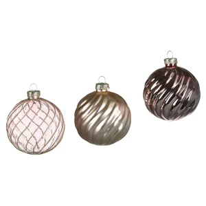 Depot Glas-Weihnachtskugel-Set Spiral^ Boules & Pointes D'Arbres