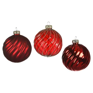Depot Glas-Weihnachtskugel-Set Spiral^ Boules & Pointes D'Arbres