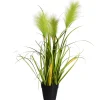 Depot Herbe De Pampa De Plante Artificielle Dans Un Pot^ Arbres Artificiels