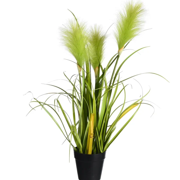 Depot Herbe De Pampa De Plante Artificielle Dans Un Pot^ Arbres Artificiels
