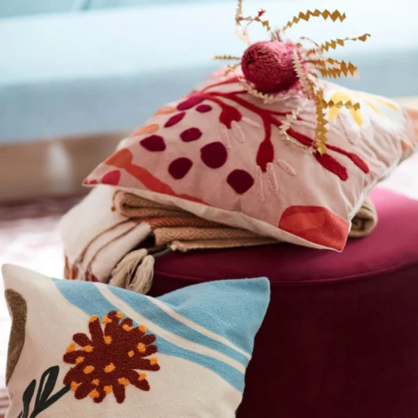 Depot Housse De Coussin Abstract Flower