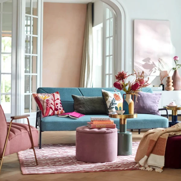 Depot Housse De Coussin Abstract Flower