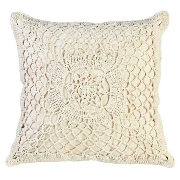 Depot Housse De Coussin Crochet Flower