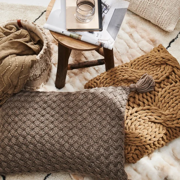 Depot Housse De Coussin Diagonally Knit^ Coussin