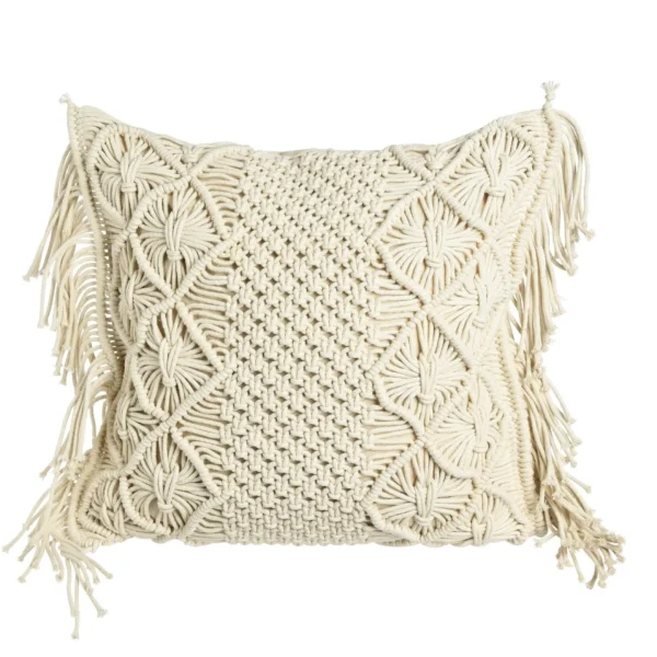 Depot Housse De Coussin En Macrame