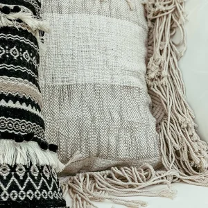 Depot Housse De Coussin En Macrame Stripe