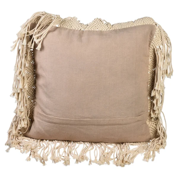Depot Housse De Coussin En Macrame