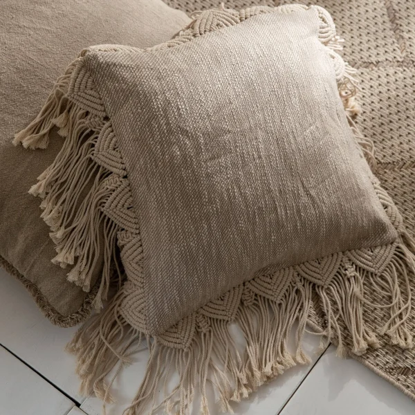 Depot Housse De Coussin En Macrame