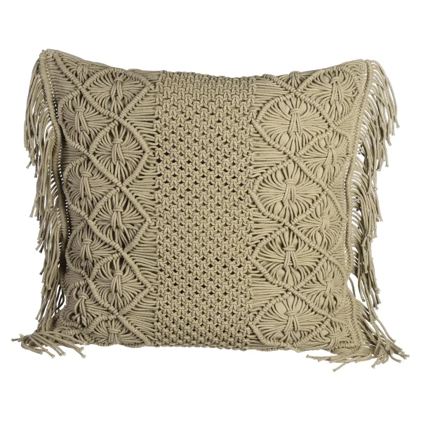 Depot Housse De Coussin En Macrame