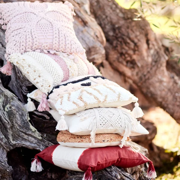 Depot Housse De Coussin En Tricot Flower^ Coussin
