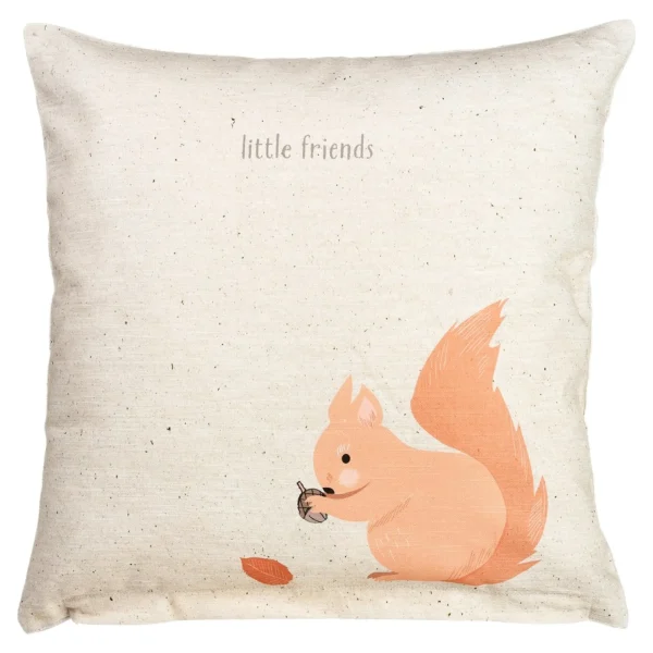 Depot Housse De Coussin Reversible Little Friends