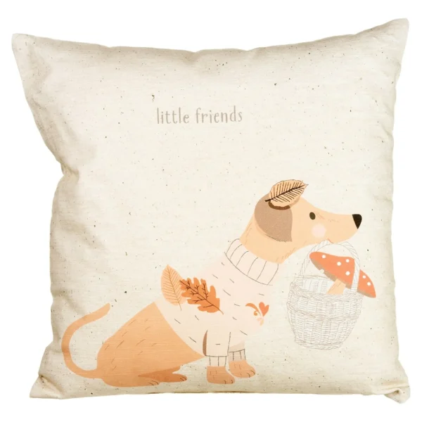 Depot Housse De Coussin Reversible Little Friends