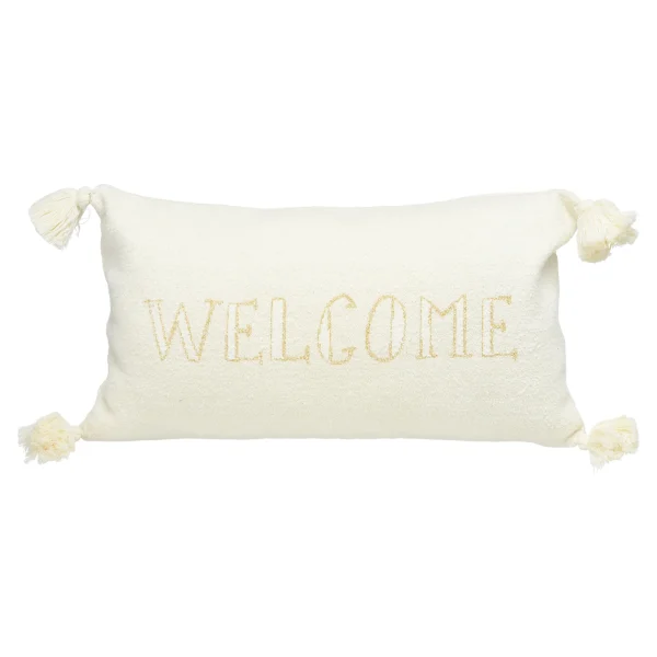 Depot Housse De Coussin Welcome^ Coussin