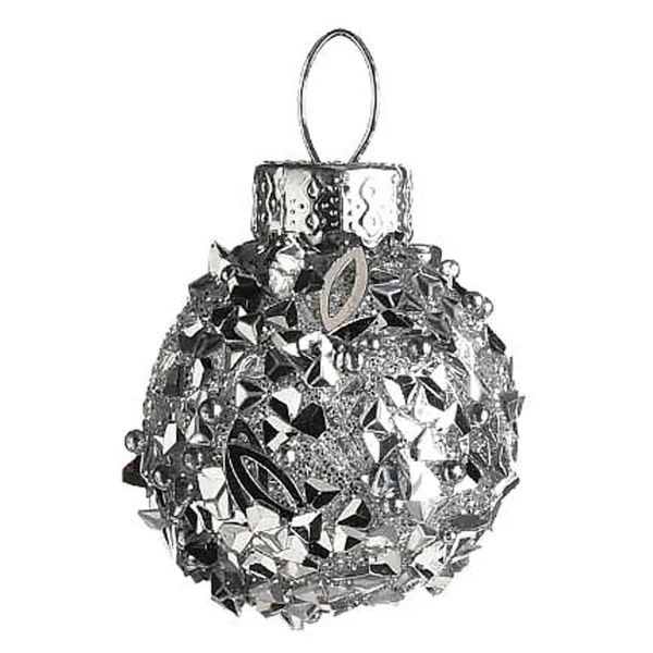 Depot Mini-Boule De Noël En Verre Granules A Paillettes^ Décoration De La Couronne De L'Avent