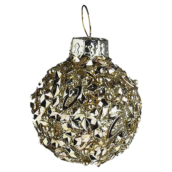 Depot Mini-Boule De Noël En Verre Granules A Paillettes^ Décoration De La Couronne De L'Avent