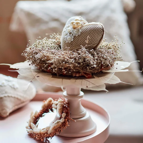 Depot Mini-Couronne De Fleurs Sechees Alma^ Couronnes