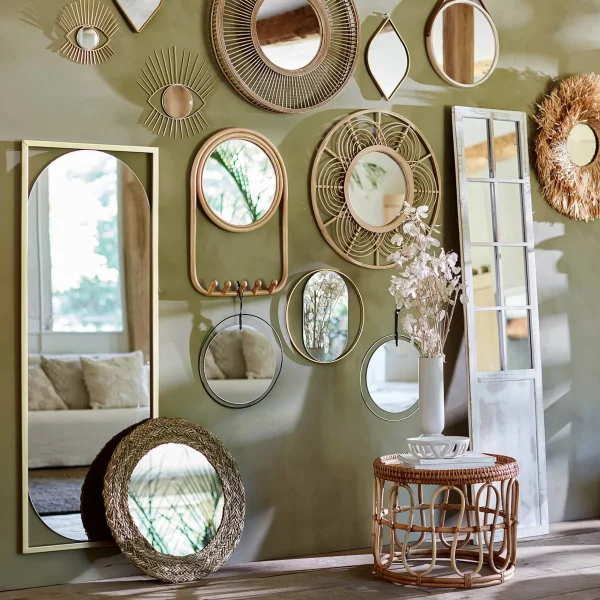 Depot Miroir Mural Nobo Avec Crochet