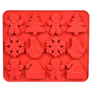 Depot Moule A Gateaux En Silicone Xmas Chocolate^ Ustensiles De Cuisson