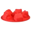 Depot Moule A Gateaux En Silicone Maisons^ Ustensiles De Cuisson