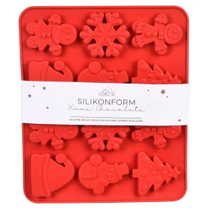 Depot Moule A Gateaux En Silicone Xmas Chocolate^ Ustensiles De Cuisson