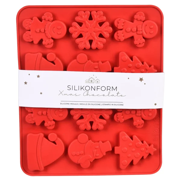 Depot Moule A Gateaux En Silicone Xmas Chocolate^ Ustensiles De Cuisson