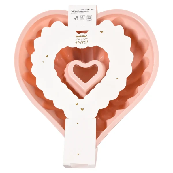 Depot Moule A Gateaux En Silicone Heart^ Ustensiles De Cuisson