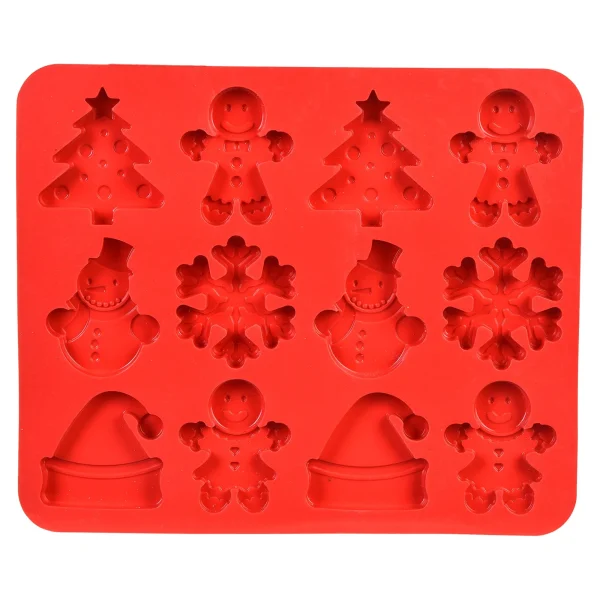 Depot Moule A Gateaux En Silicone Xmas Chocolate^ Ustensiles De Cuisson