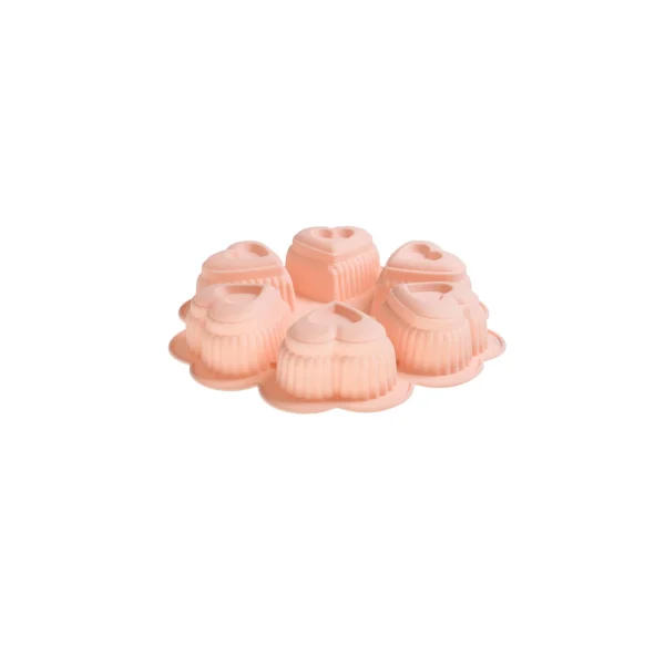 Depot Moule A Gateaux Heart Pour 6 Muffins^ Ustensiles De Cuisson