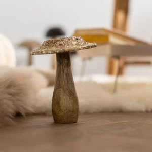 Depot Objet Décoratif Champignon Mica