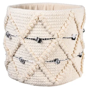 Depot Panier De Rangement Black Points^ Couvertures D'Arbres & Corbeilles