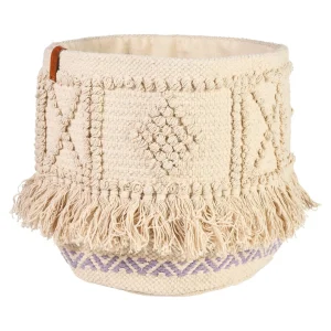 Depot Panier De Rangement Boho Purple