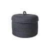 Depot Panier De Rangement Corde Avec Couvercle