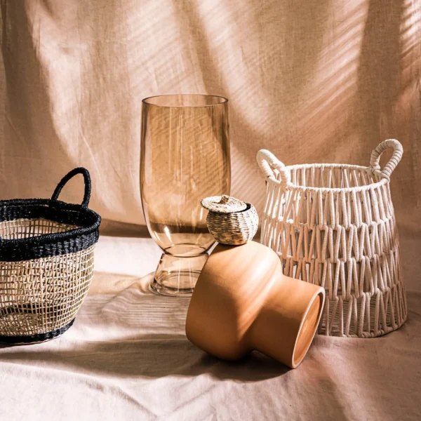 Depot Panier De Rangement En Macrame
