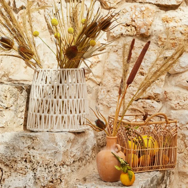 Depot Panier De Rangement En Macrame