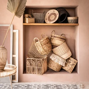 Depot Panier De Rangement Fringes^ Couvertures D'Arbres & Corbeilles