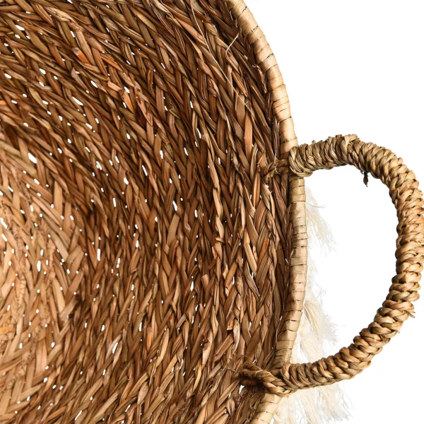 Depot Panier De Rangement Fringes^ Couvertures D'Arbres & Corbeilles