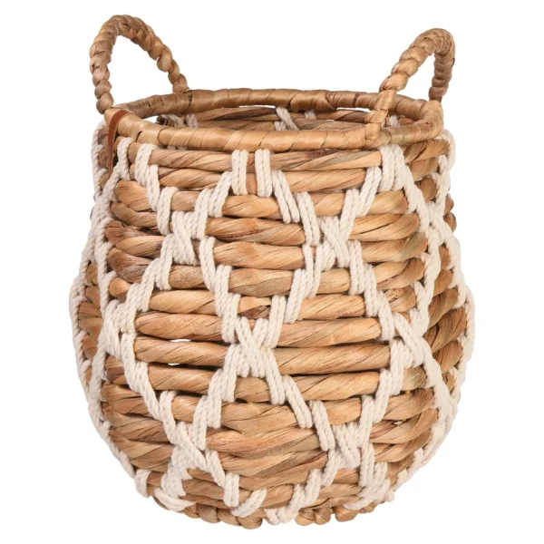 Depot Panier De Rangement Makramee Rope