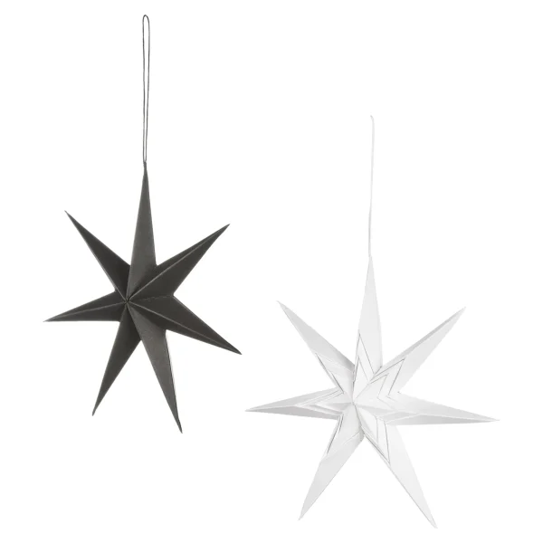 Depot Papiersterne, 2Er-Set^ Pendentifs & Clips