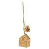 Depot Pendentif Décoratif Maison En Bois^ Décoration De La Couronne De L'Avent