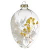 Depot Pendentif Décoratif Oeuf Fleur Sechee