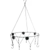 Depot Pendentif Deco Anneau Metallique Avec Crochet