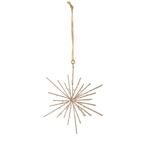 Depot Pendentif Deco Flocon De Neige^ Décoration De La Couronne De L'Avent