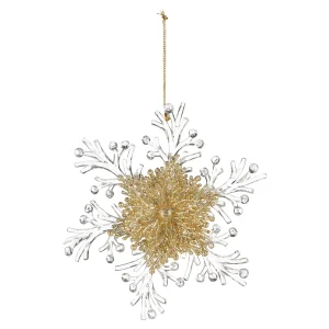 Depot Pendentif Deco Flocon De Neige^ Pendentifs & Clips