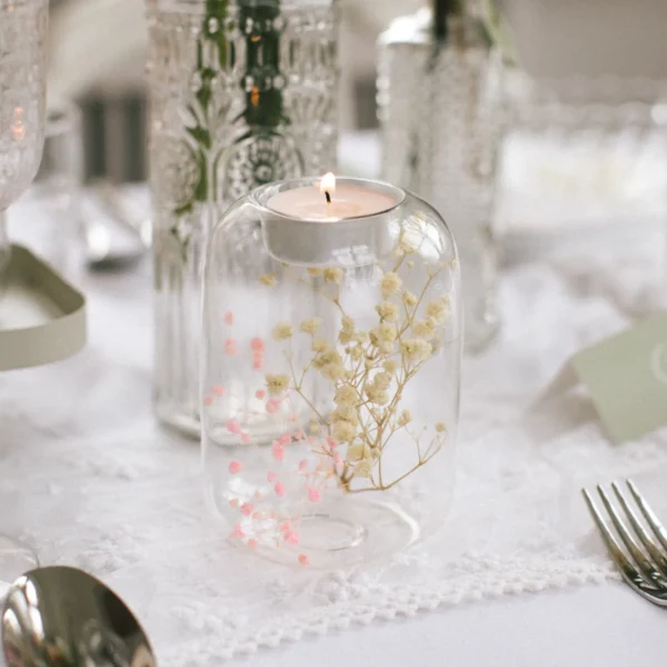 Depot Photophore Fleurs Seches^ Lanternes & Chandeliers
